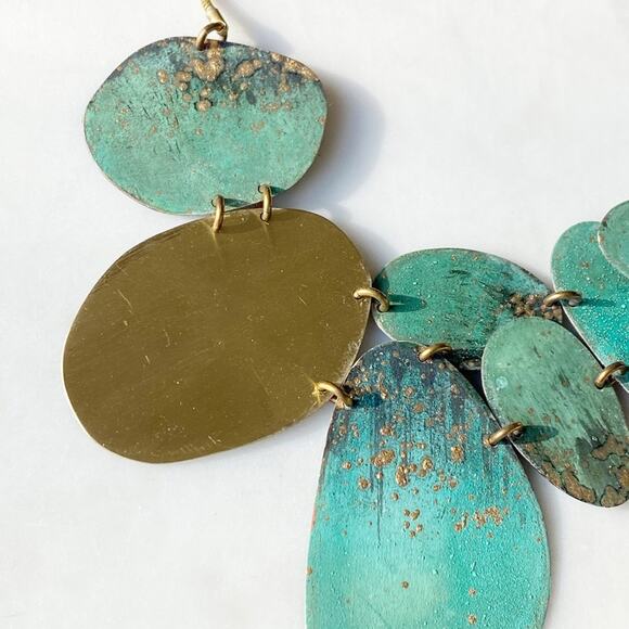 NEW Anthropologie x Sibilia Beach Stones Bib Necklace - Picture 11 of 13